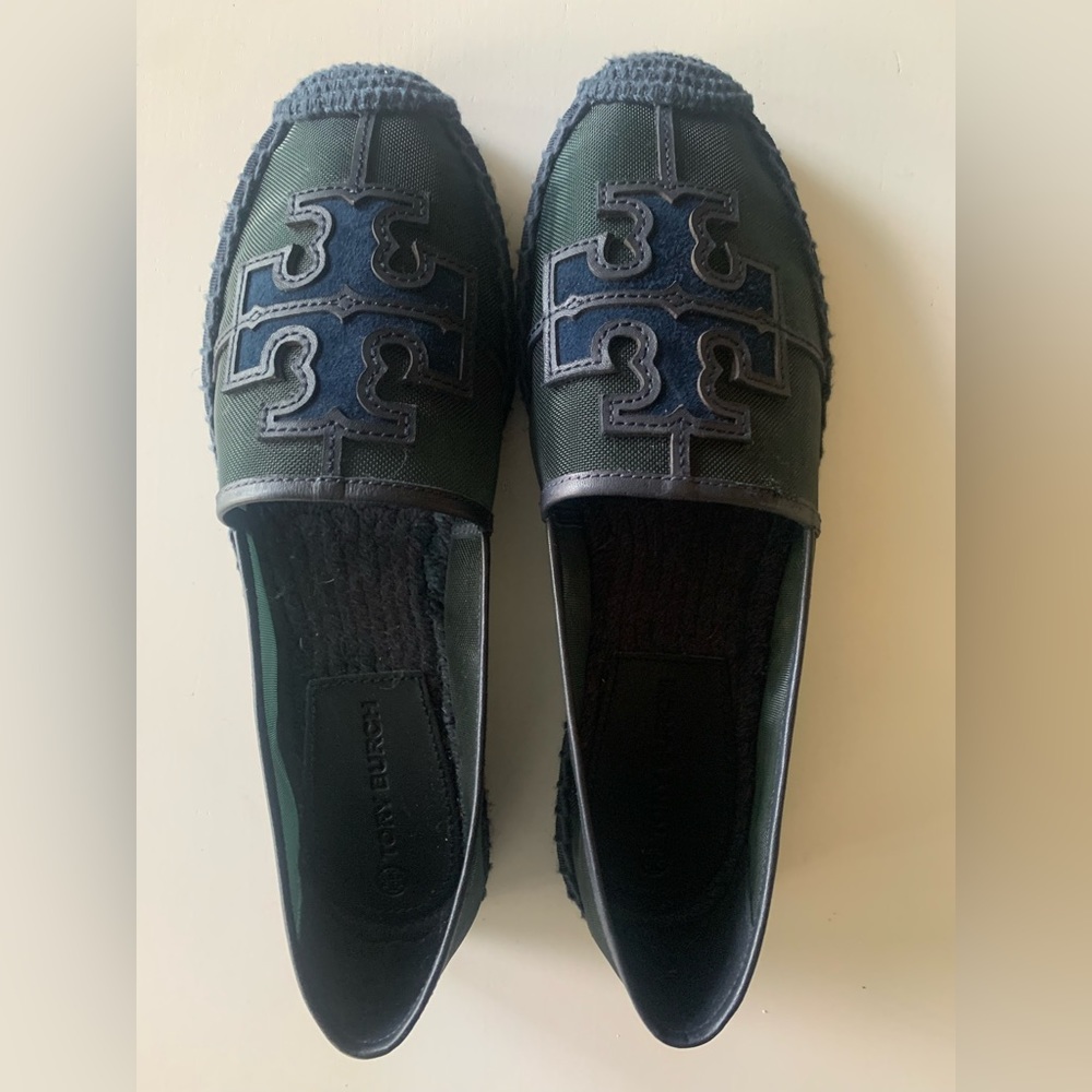 Tory Burch 6.5 Mesh Navy Flats